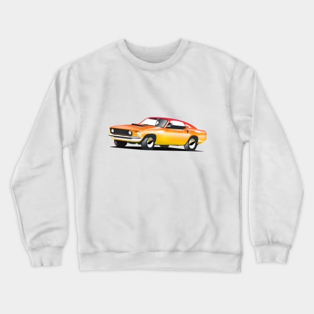 Vintage American Car Crewneck Sweatshirt by nickemporium1